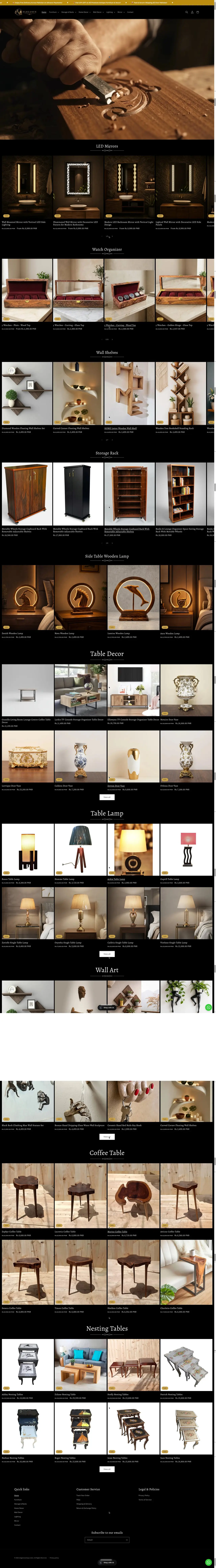 Elegance Antique full website design